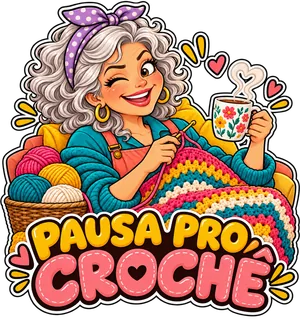 Figurinha de artesã em estilo meme 15